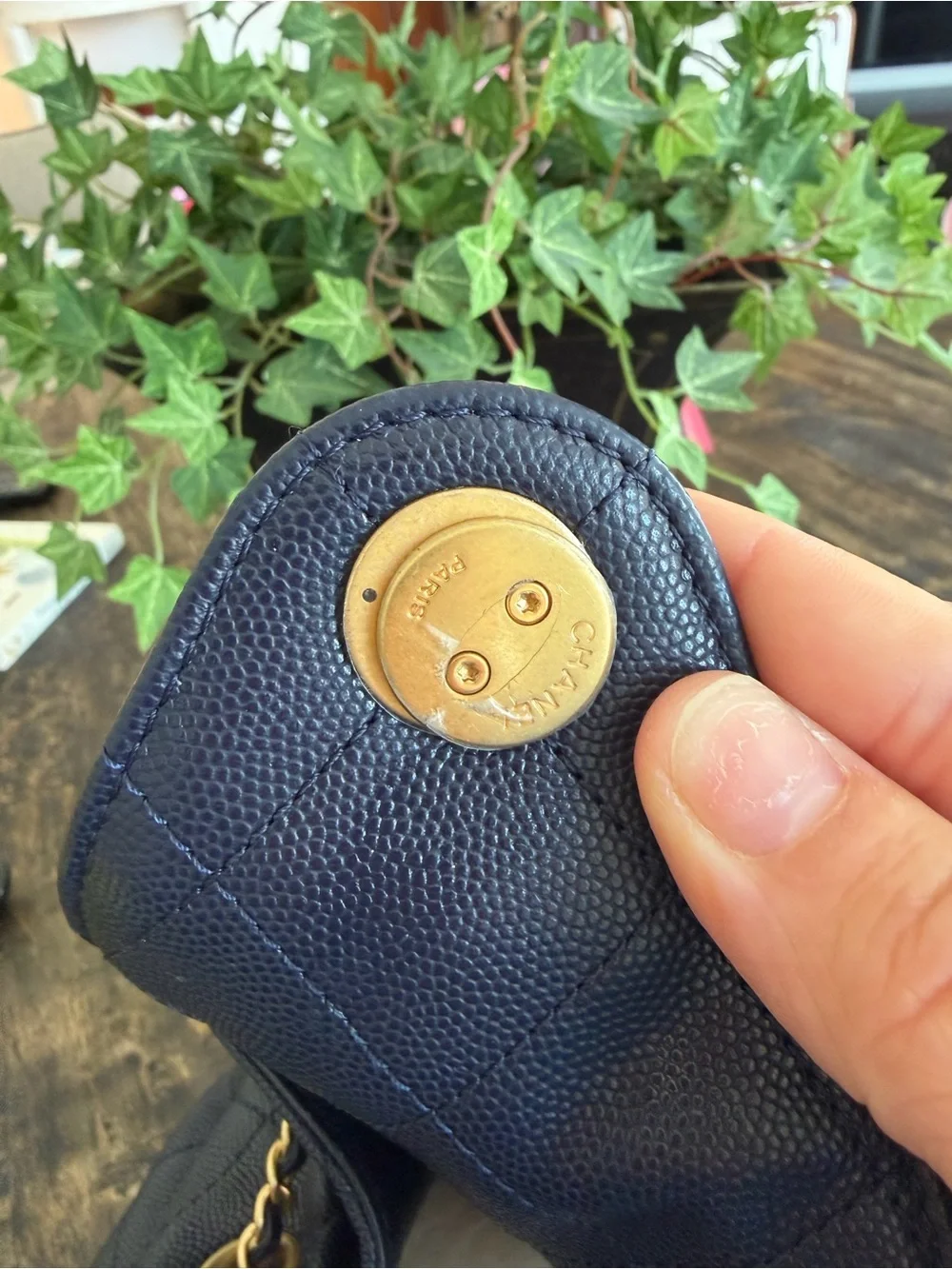 CHANEL classic navy